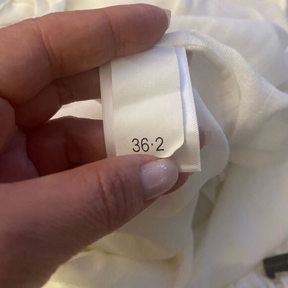 Vix Paula Hermanny white Lind both side split dress, size 2 - Picture 12 of 13